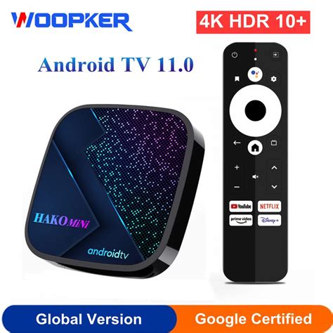 HAKOMiNi 4K Android TV Box Amlogic S905Y4 DDR4 4GB 32GB Dual WIFI BT 5