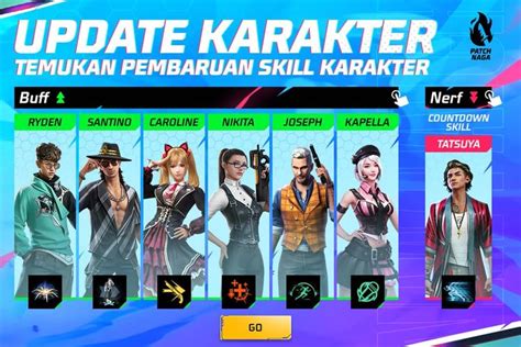 Free Fire Rilis Update Patch Naga Ada Karakter Baru Kairos Dan Bisa