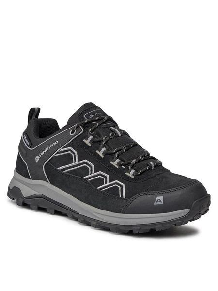 Trekkingi Alpine Pro Czarne Buty Trekkingowe M Skie Alpine Pro Bez