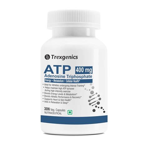 Trexgenics Atp Adenosine Triphosphate Mg Energy Metabolism