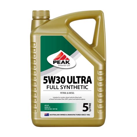 PEAK 5W30 ULTRA PEAK Lubricants