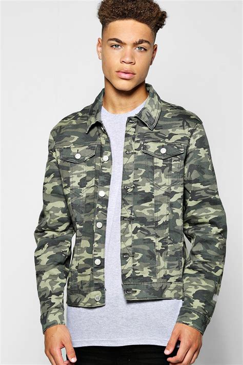 Camo Jean Jacket Jackets