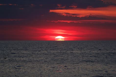 Sonnenuntergang Ostsee Meer Kostenloses Foto Auf Pixabay Pixabay