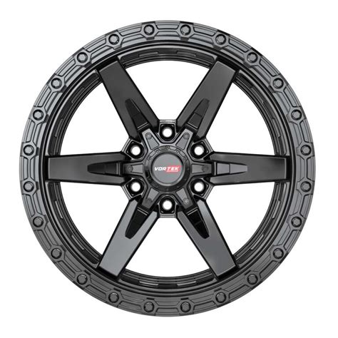 Vortek Vrt Satin Black Powerhouse Wheels Tires