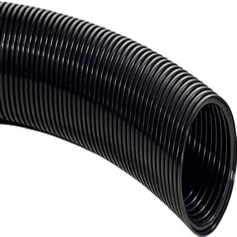 Black Nylon Polyamide Corrugated Flexible Conduit Pipe For Industrial