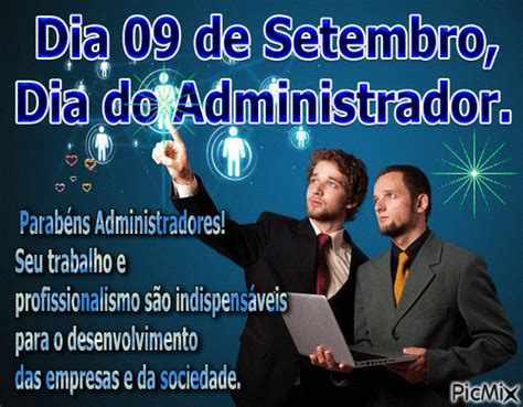 Dia 09 De Setembro Dia Do Administrador Animado Gratis PicMix