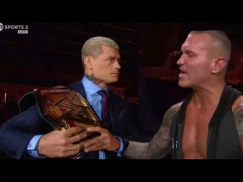 Randy Orton Heel Turn On Cody Rhodes Aj Style Retaire From WWE YouTube