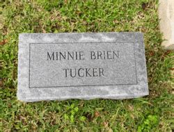 Minnie Alice Brien Tucker 1870 1960 Mémorial Find a Grave