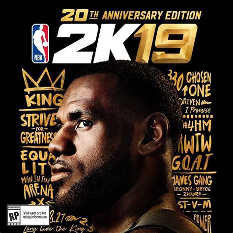 Nba 2k19 20th Anniversary Edition Nba 20th Anniversary Lebron James