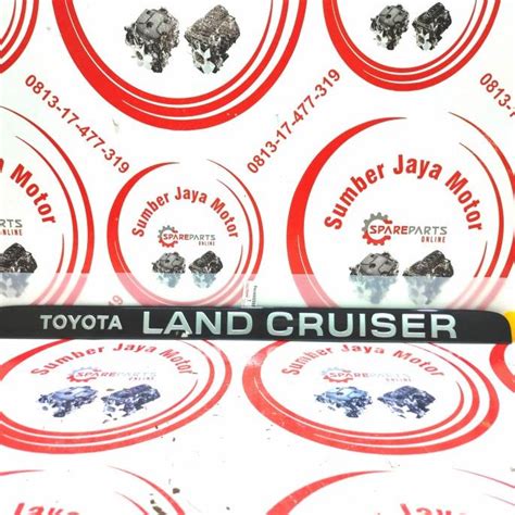 Jual Emblem Bagasi Land Cruiser Vx80 Original Toyota Ori Shopee Indonesia