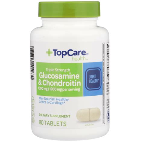 Top Care Glucosamine And Chondroitin 1500 Mg Triple Strength Tablets