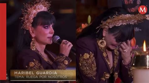 Maribel Guardia Llora Al Cantar A La Virgen De Guadalupe Video Grupo