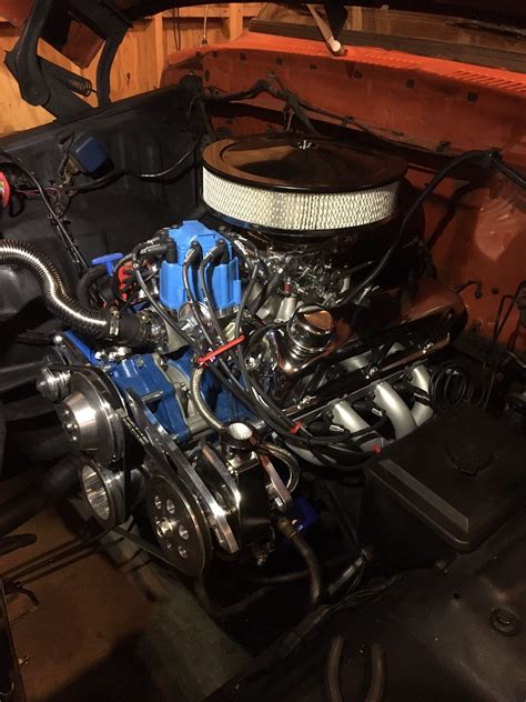 302ci Crate Engine Small Block Ford Style Dressed Longblock With Carburetor Iron Heads