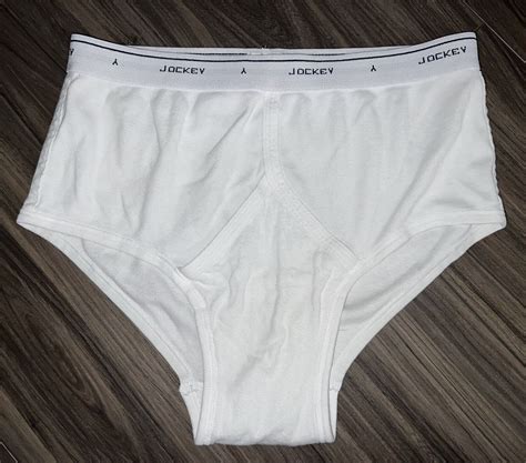 Jockey Classic Briefs White Cotton Underwear Mens Siz Gem