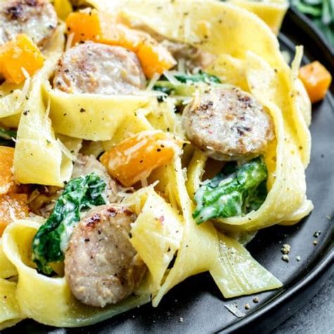 Creamy Sausage Pasta With Butternut Squash Home Made Interest