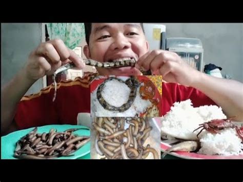 Mukbang Ahas At Bulate Sa Dagat Youtube