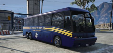 Sasp Prison Transportation Bus Gta Mods