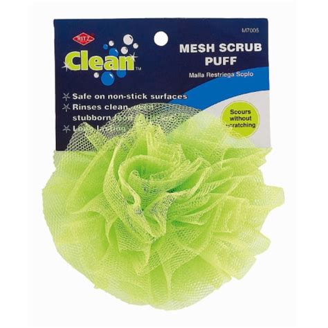 Ritz Clean Mesh Scrub Puff 1 Each Kroger