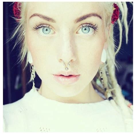 Her Eyebrows And Eyelashes Are Killer A Nude Lip Piercings Piercing Cute Piercings