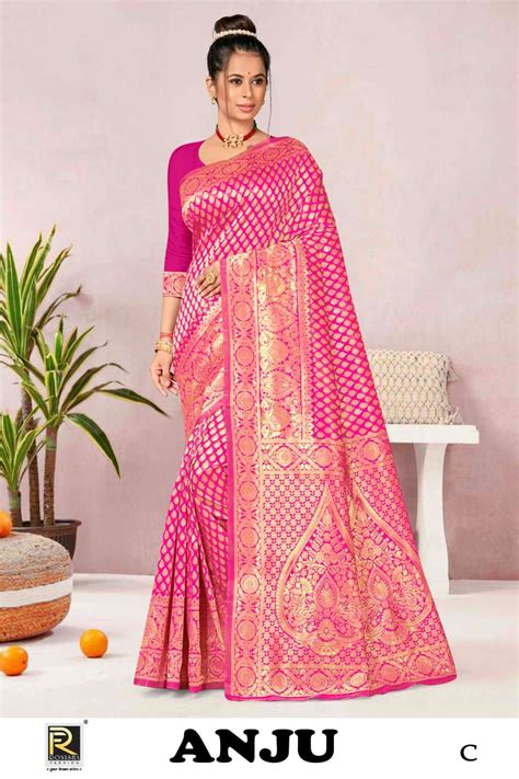 Ronisha Anju Designer Banarasi Silk Saree Wholesale In India