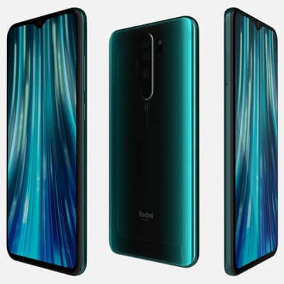 Xiaomi Redmi Note 8 Pro Deep Sea Blue 3D Model By Rever Art