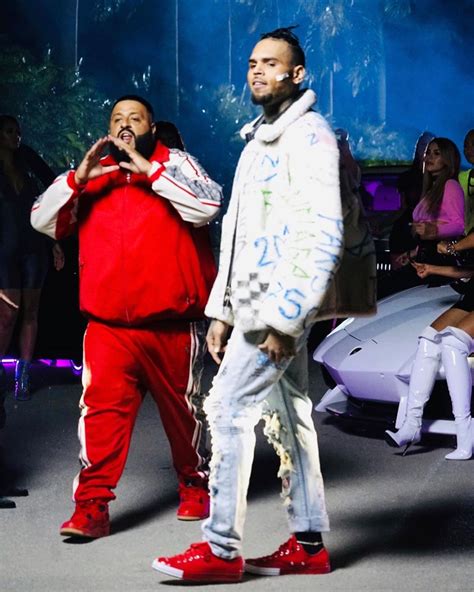 Chris Brown Meets Dj Khaled At Expensive Million Mansion In Miami