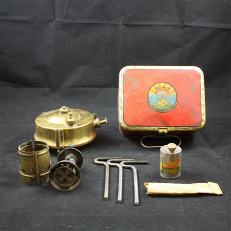 Primus No 210 Made In Sweden 1952 With Original Tin Ox Classic Camp Stove Classic Camping