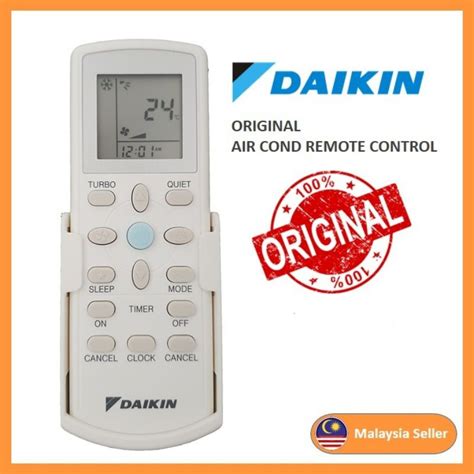 100 Genuine Original Daikin Aircond Air Cond Air Conditioner Remote