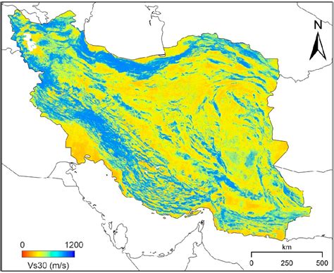 Figure 1 From Dem Based Vs30 Map And Terrain Surface Classification In