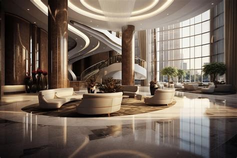 Premium Photo | Elegant Modern Lobby Interior Design