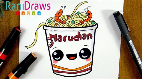 C Mo Dibujar Una Sopa Maruchan Kawaii Paso A Paso