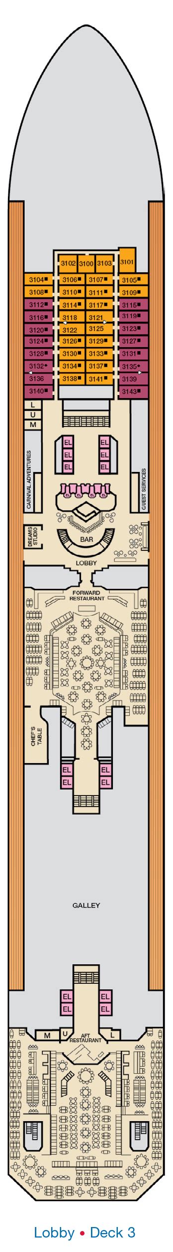 Carnival Radiance Deck Plans | CruiseInd