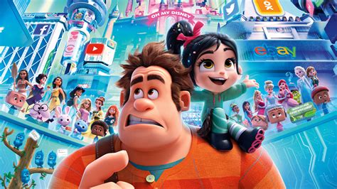 1920x1080 Wreck It Ralph 2 2018 Official Poster 8k Laptop Full Hd 1080p