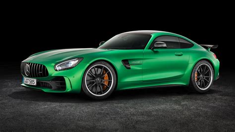 Wallpaper Mercedes Benz Amg Gt3 C190 Green Supercar Side View 3840x2160