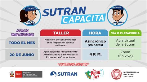 SUTRAN PERÚ on Twitter SutranCapacita