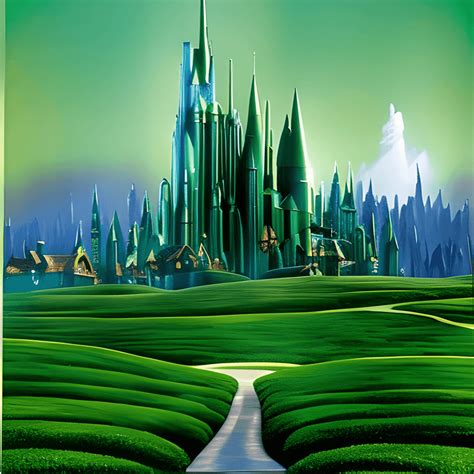 Emerald City from Wizard of Oz Photograph · Creative Fabrica