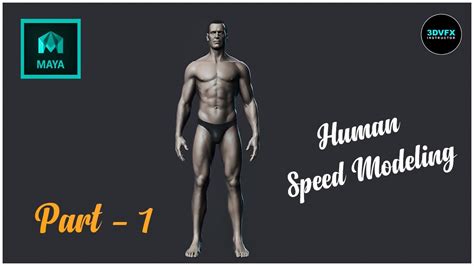 Speed Human Character Modeling In Maya Part Model Youtube