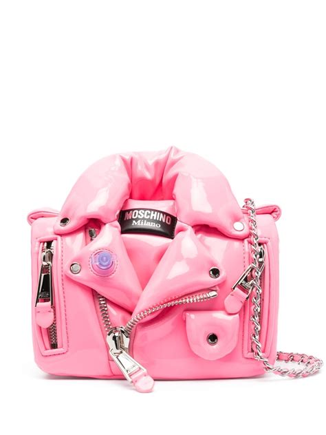 Moschino Inflatable Biker Shoulder Bag Farfetch