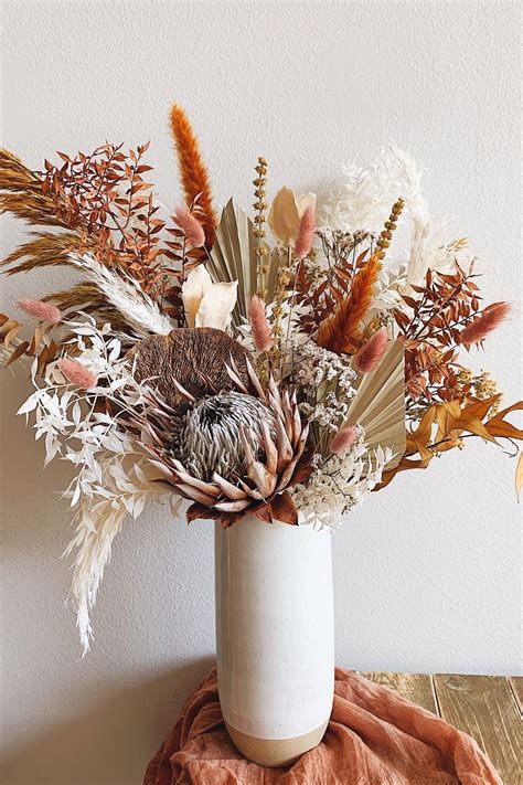 Affordable Dried Flower Arrangements For Home Decor Flower