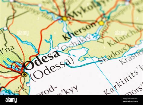 Odessa Russia Map