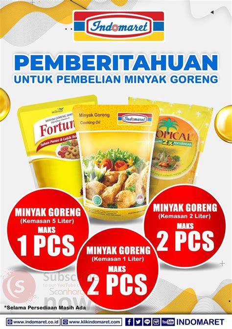 Promo Minyak Goreng Indomaret Harga Hanya Rp 14000 Liter Scanharga