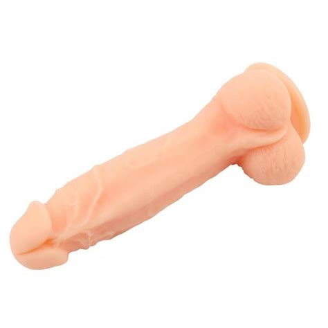 Gode Avec Testicules Gold Digger Ventouse Ou Harnais 15 Ø 4 2 cm