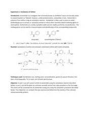 Acetylation of Aniline Procedure Lab 1 - Experiment 1: Acetylation of ...