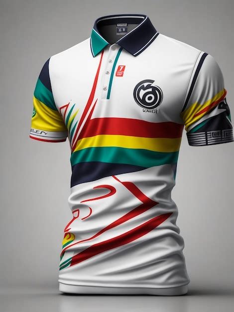 Sublimation Polo Shirt Templates Design Uniform Vector Premium Ai Generated Image