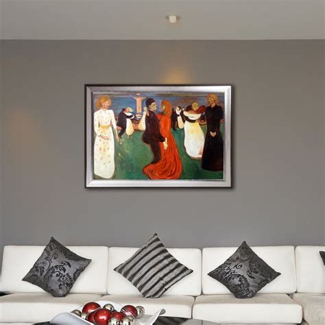 Vault W Artwork Dance Of Life Framed On Canvas By Edvard