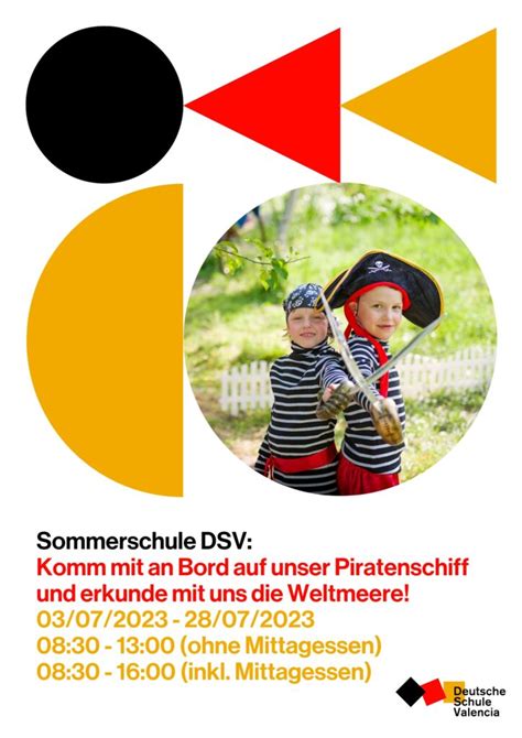 Sommerangebot Der Deutschen Schule Valencia Colegio Alem N De