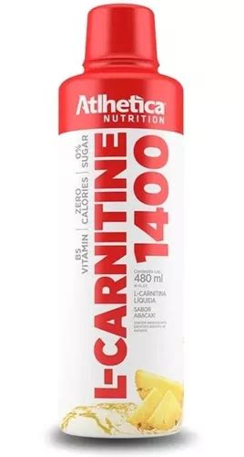 L Carnitine 1400 480ml Atlhetica Nutrition Parcelamento Sem Juros