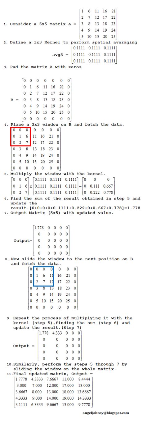 Convolution in MATLAB | IMAGE PROCESSING