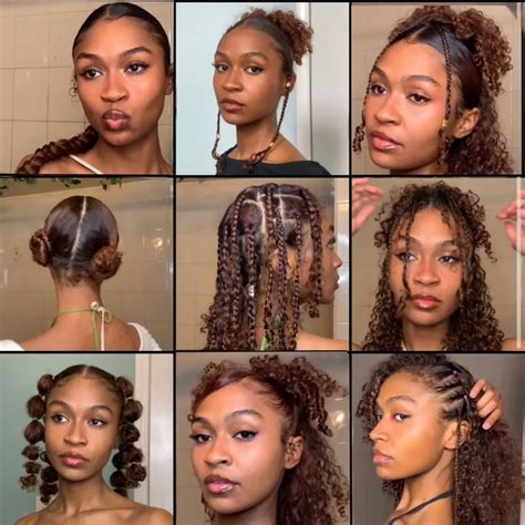 Mailayaa Instagram TikTok Linktree Natural Curls Hairstyles