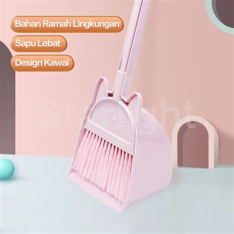 Jual Starlight Set Sapu Pengki Mini Sapu Anak Anak Aesthetic Broom